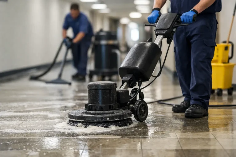 Floor Stripping Process Done Properly