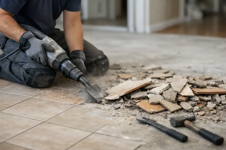 Floor Tile Removal Done Properly