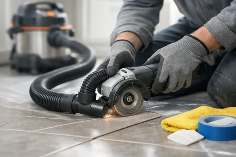 How to Grind Tile Without Making a Mess