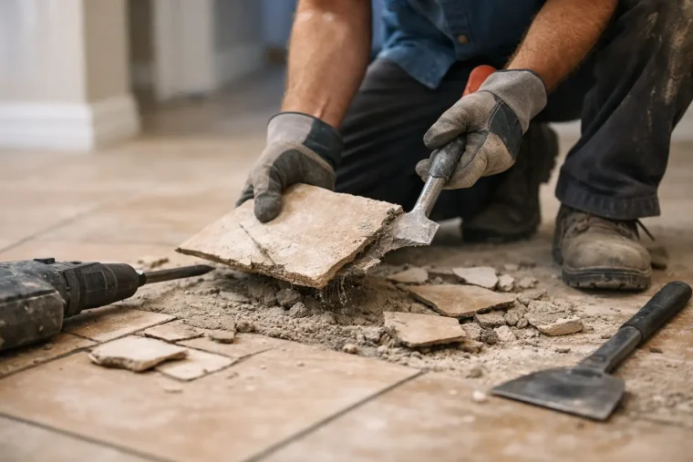 How to Remove Floor Tiles Properly