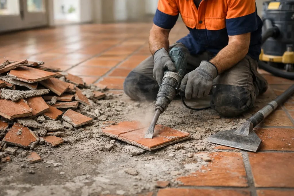 Terracotta Tile Removal Done Properly