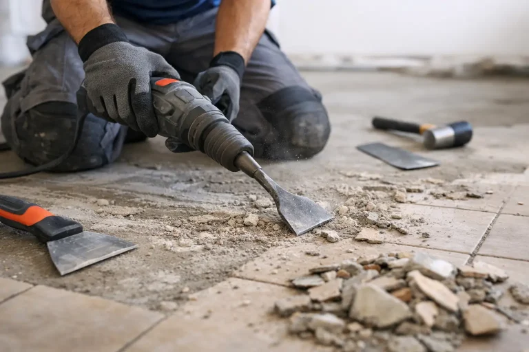 Tile Adhesive Removal Done Properly