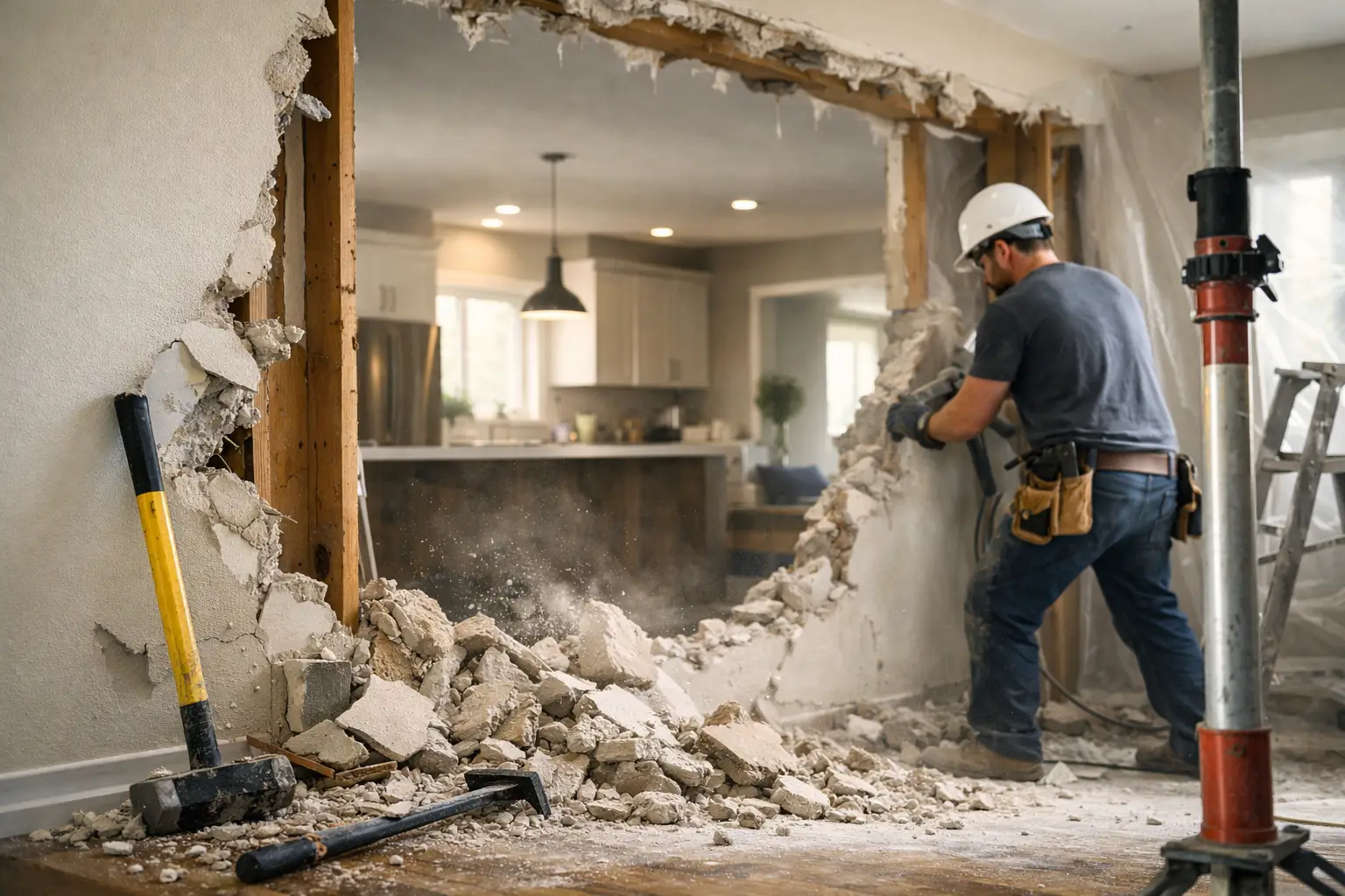 Wall Removal & Demolition Done Right