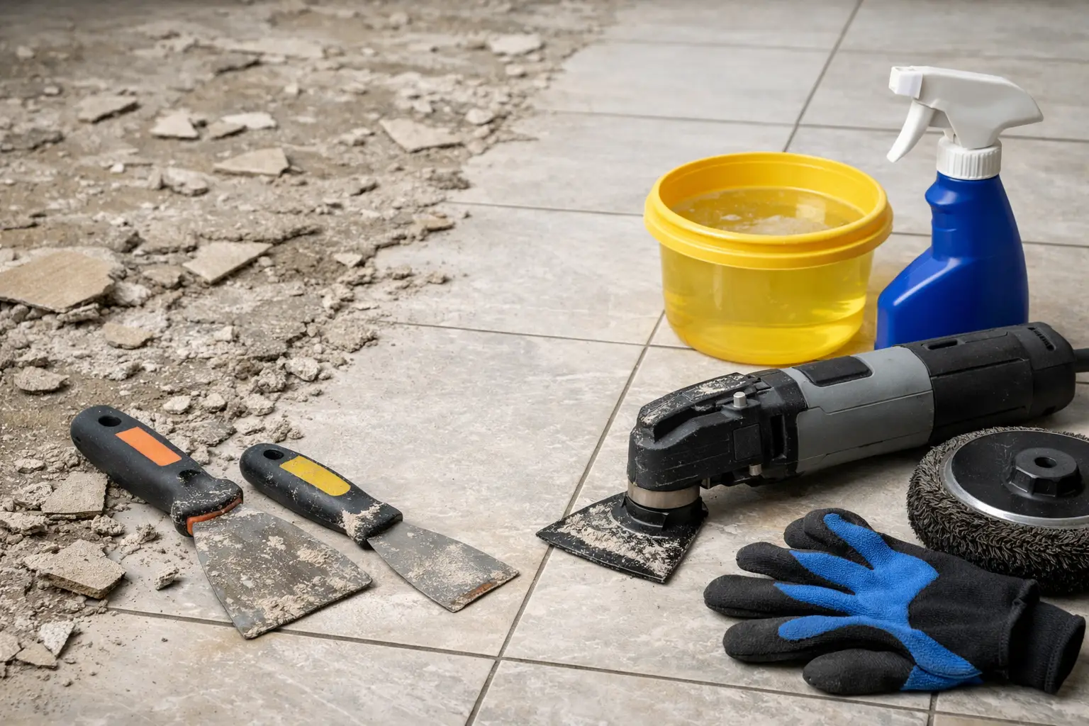 What Can I Use to Remove Tile Glue From Floor?