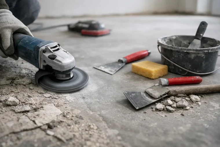 How to Prepare Concrete After Tile Removal