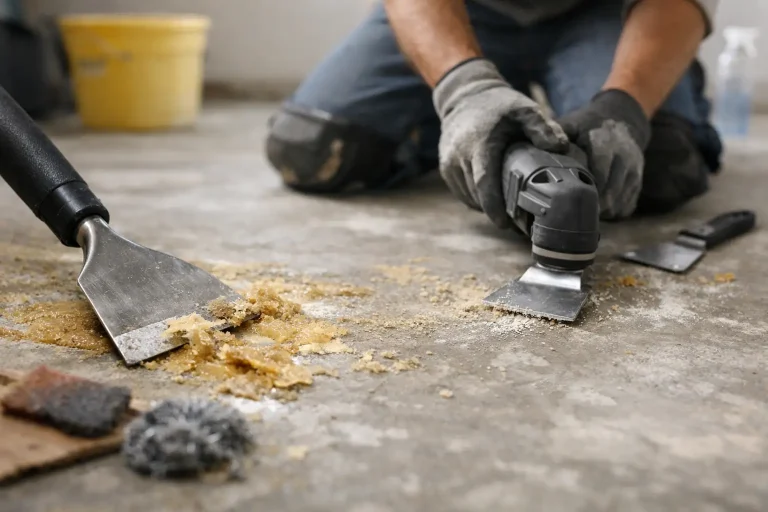 How to Remove Carpet Glue From Slab