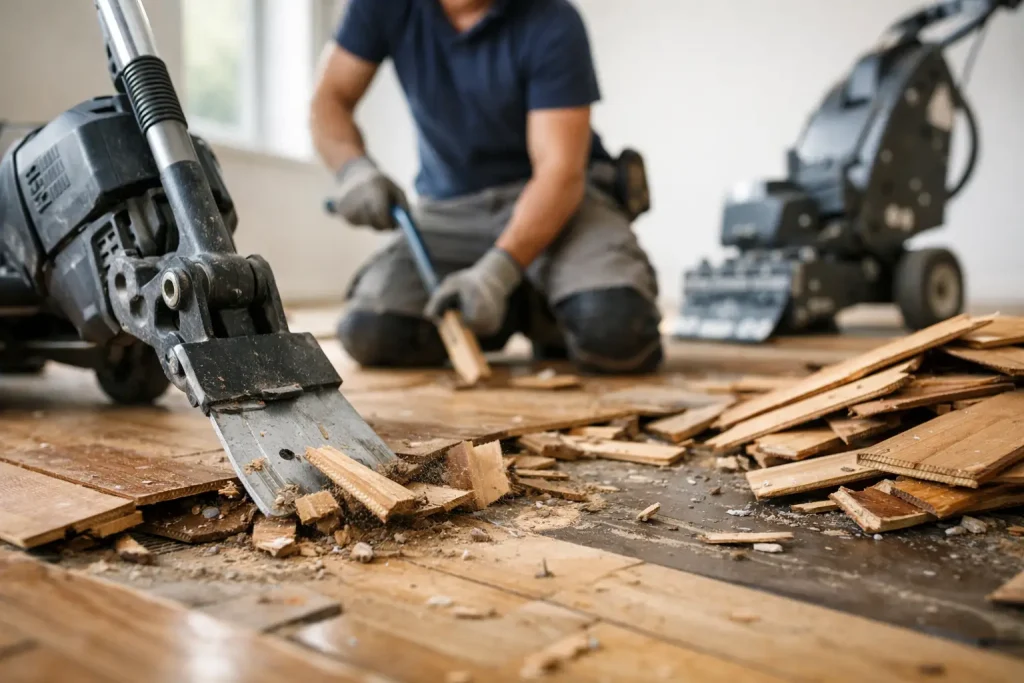 Timber Floor Removal Process Explained