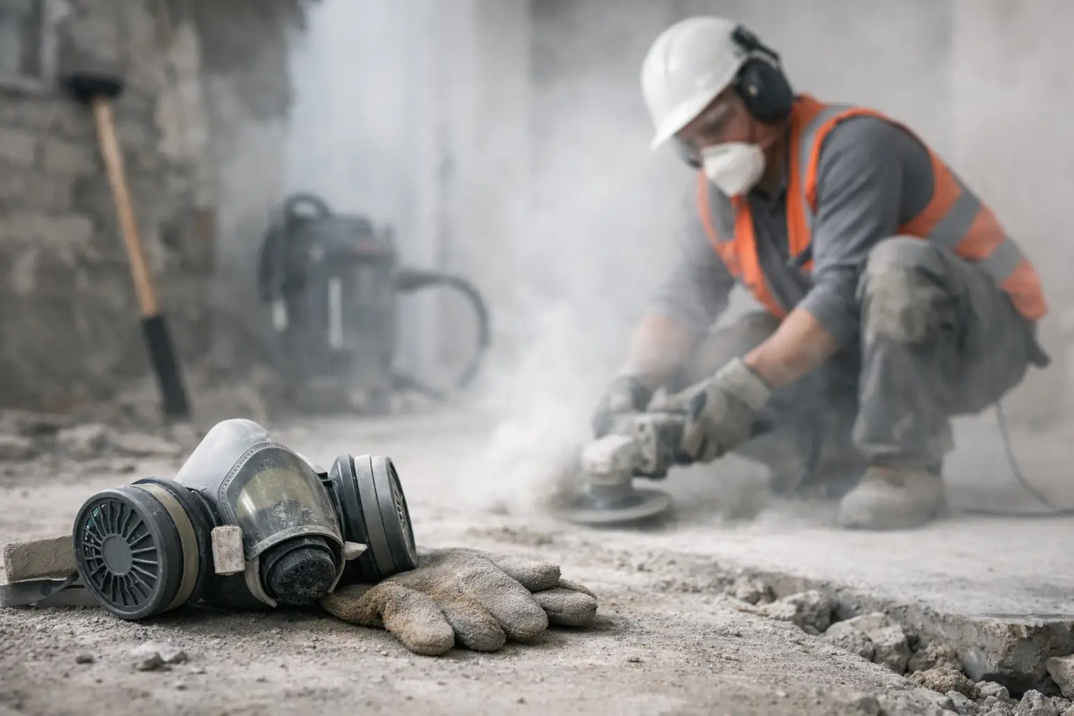 Concrete Dust Hazards on Renovation Sites