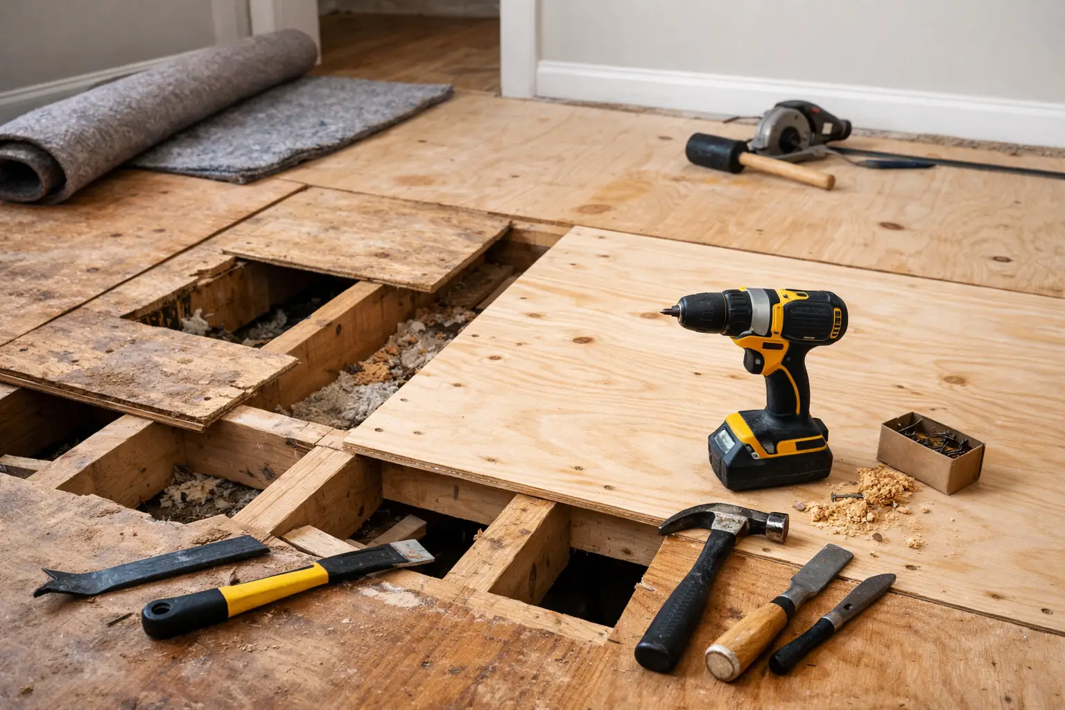 Subfloor Repair Options for a Solid Renovation